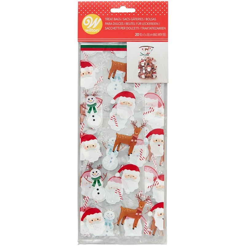 Wilton - Süßigkeitentüten mit Weihnachtsmotiven 20er Pack
