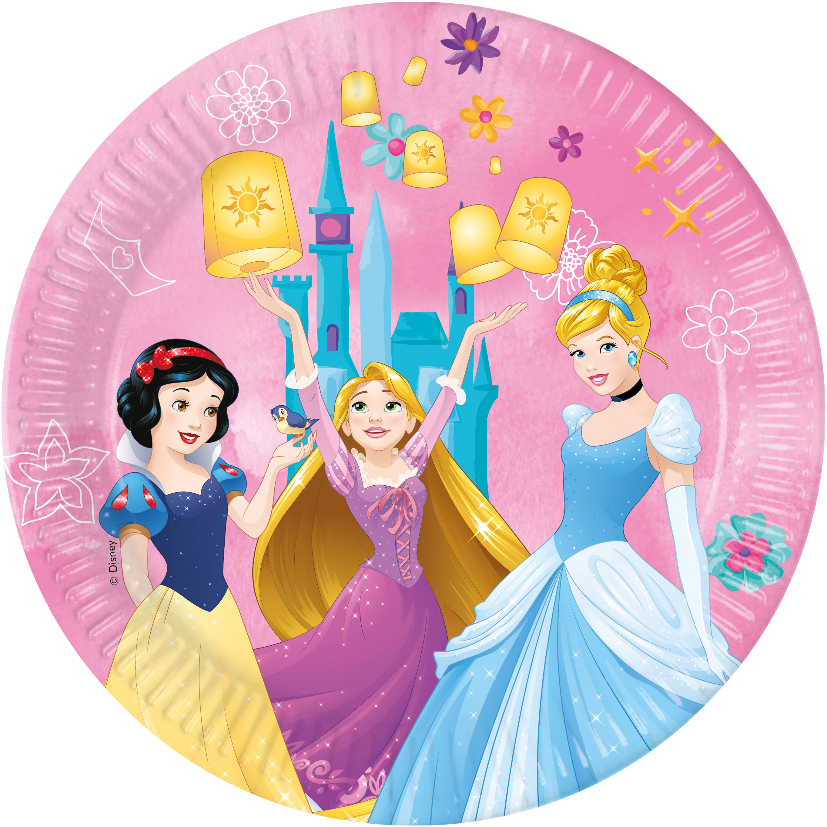 Disney Prinzessinnen - Teller 8er-Pack