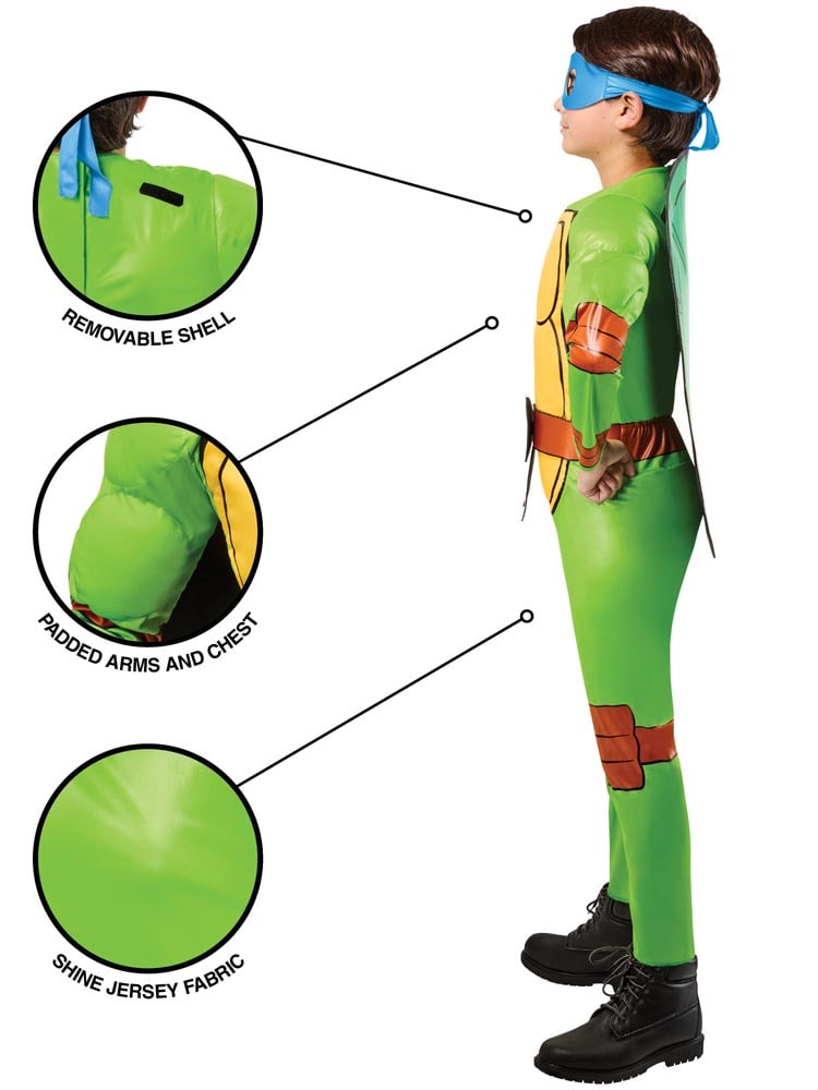 Ninja Turtles 4-in-1 Kinderkostüm 5-6 Jahre
