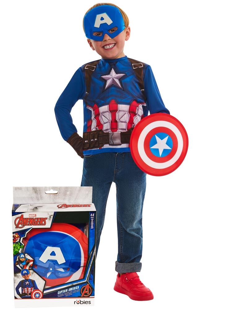Captain America Verkleidungsset 4-6 Jahre