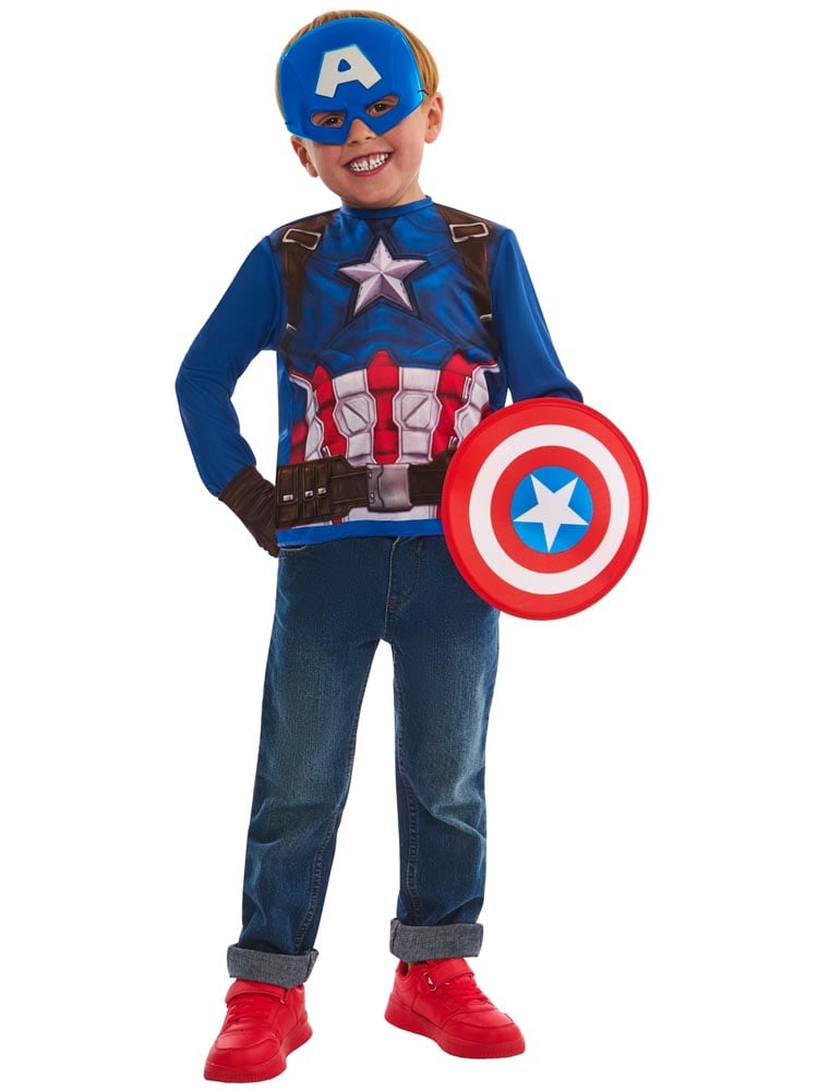 Captain America Verkleidungsset 4-6 Jahre