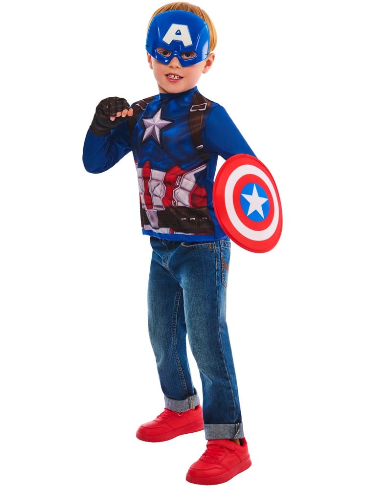 Captain America Verkleidungsset 4-6 Jahre