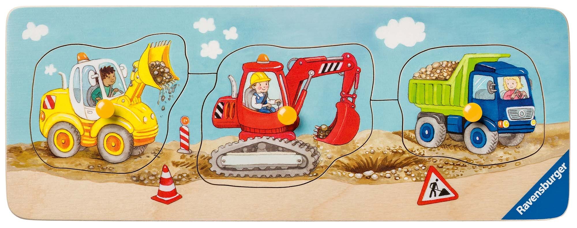 Ravensburger Puzzle - Die kleine Baustelle 3 Teile