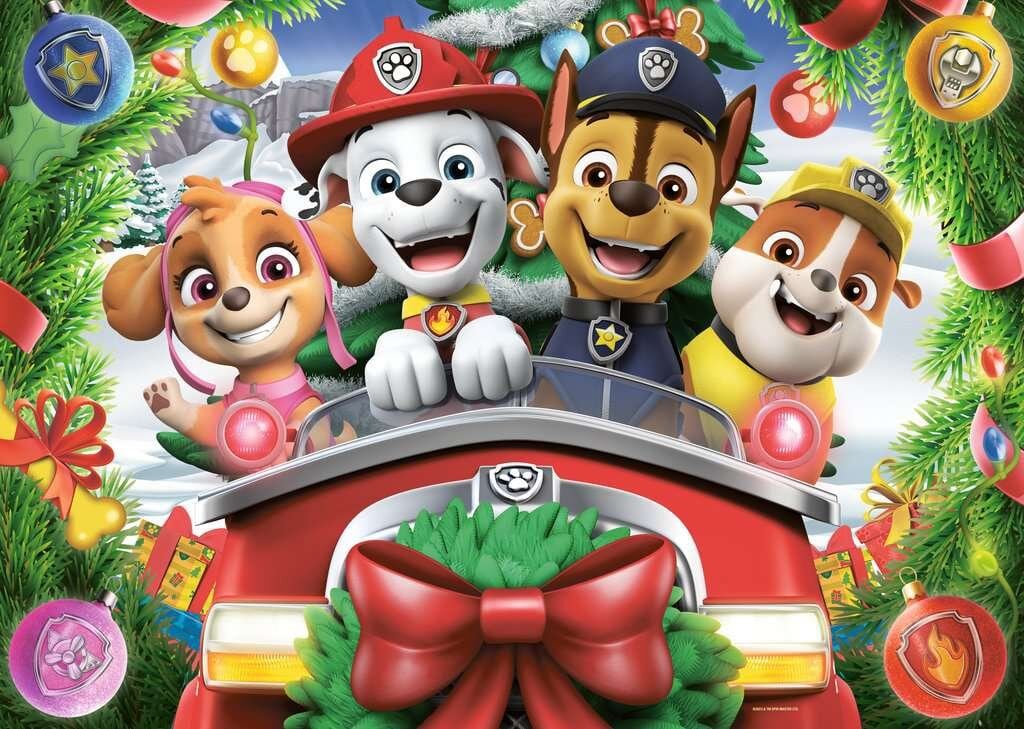 Ravensburger Bodenpuzzle - Paw Patrol Weihnachten 24 Teile