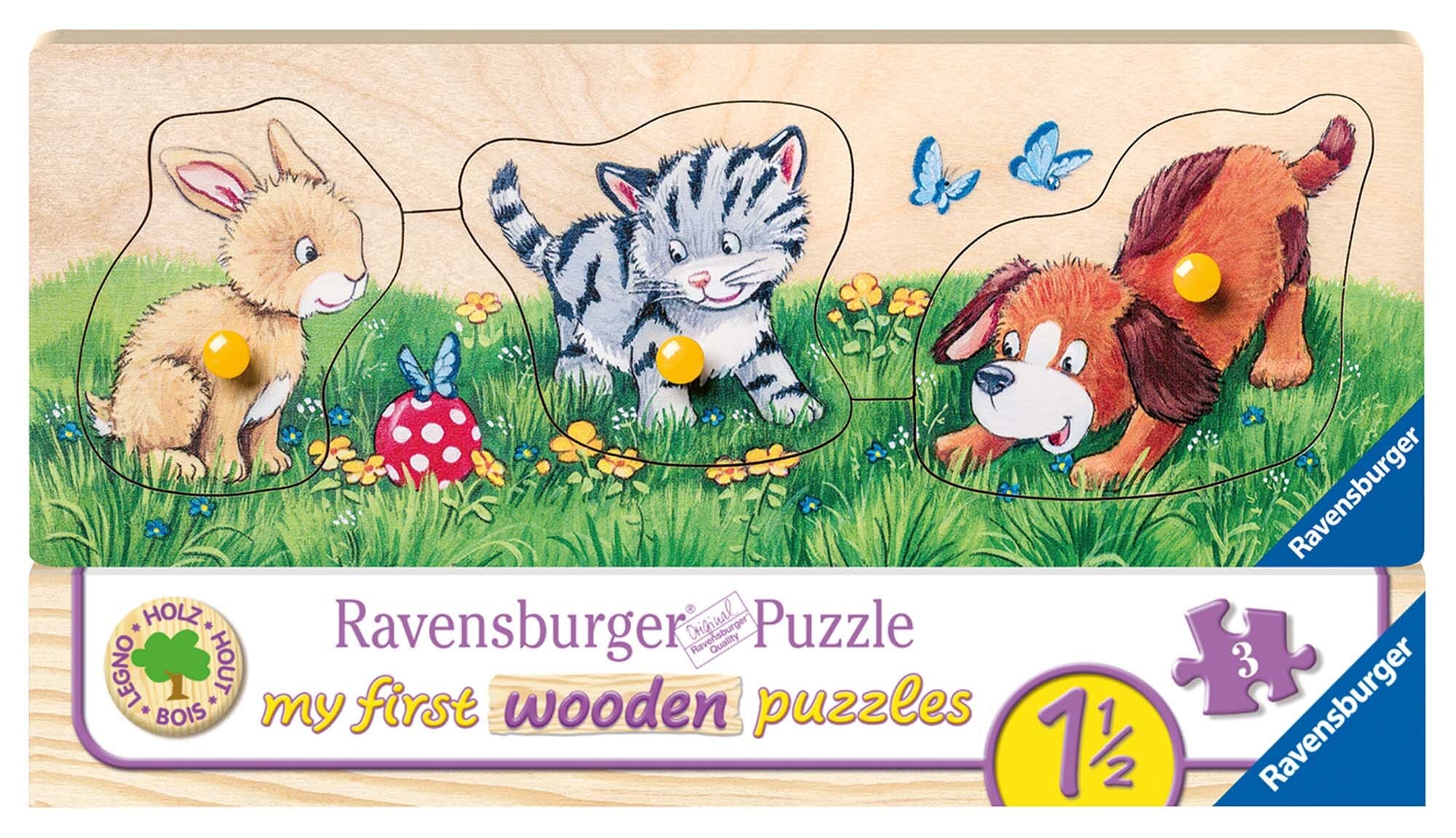 Ravensburger Puzzle - Niedliche Tierkinder 3 Teile