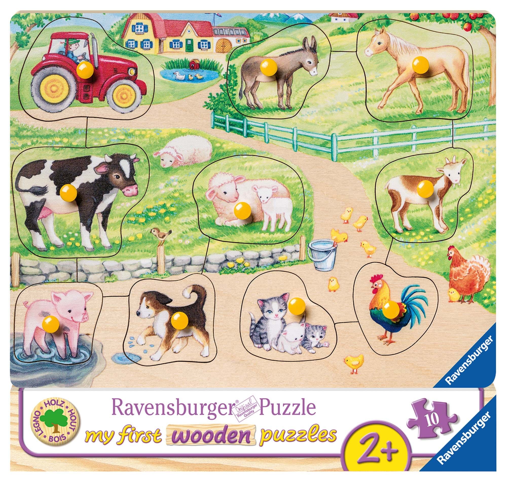 Ravensburger Puzzle - Morgen auf dem Bauernhof 10 Teile