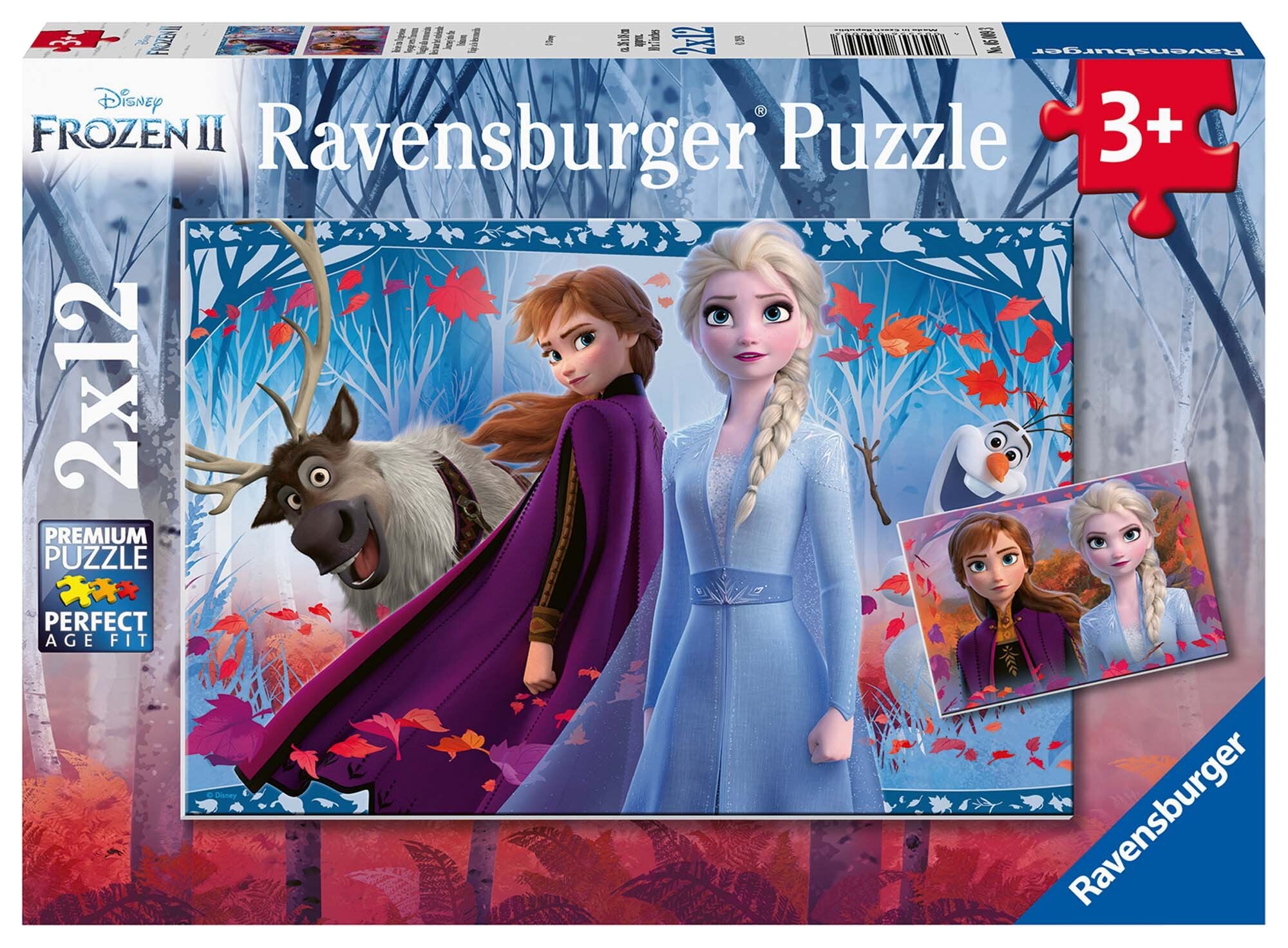 Ravensburger Puzzle - Reise ins Ungewisse 2x12 Teile