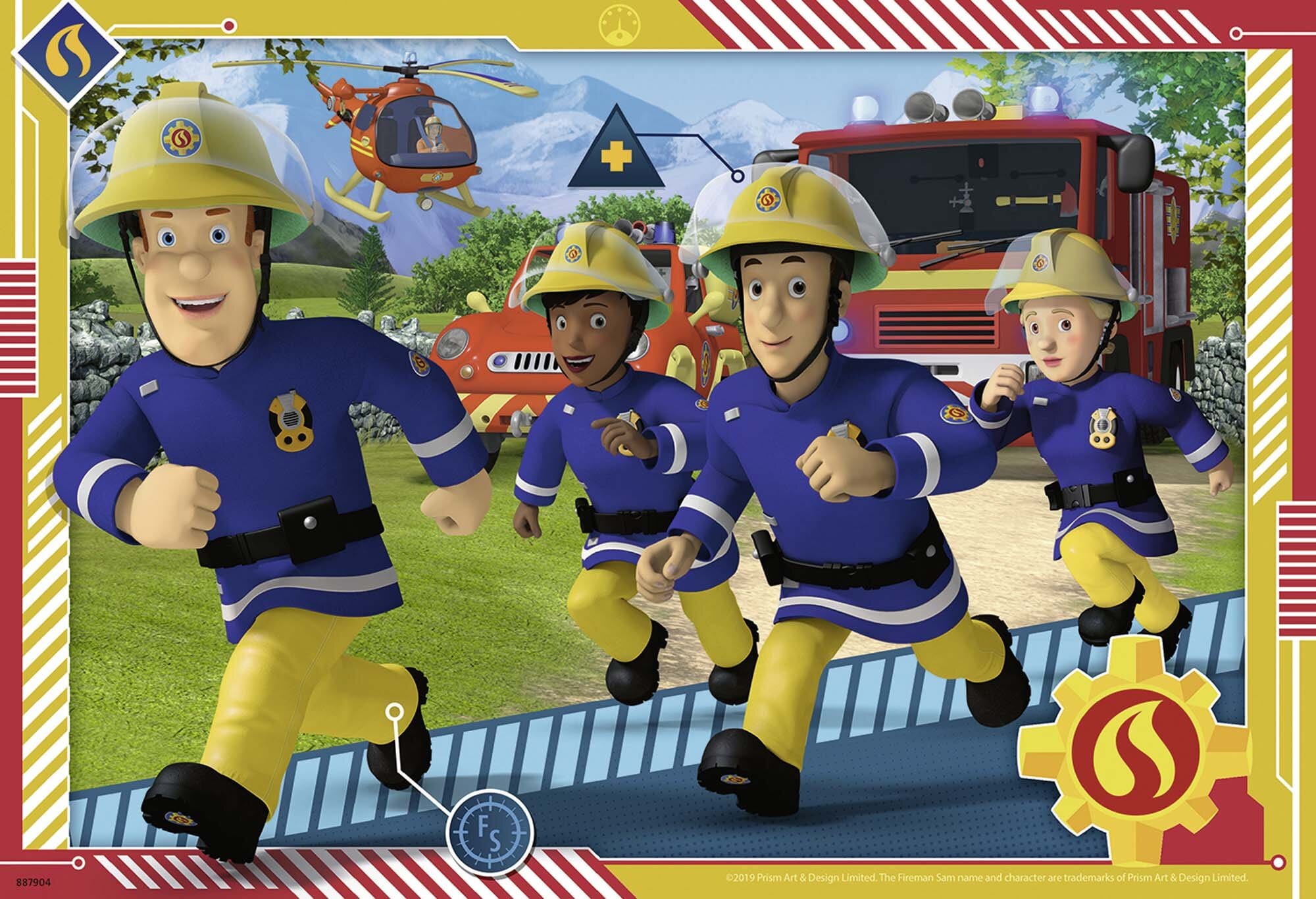 Ravensburger Puzzle - Sam, der Feuerwehrmann 2x12 Teile