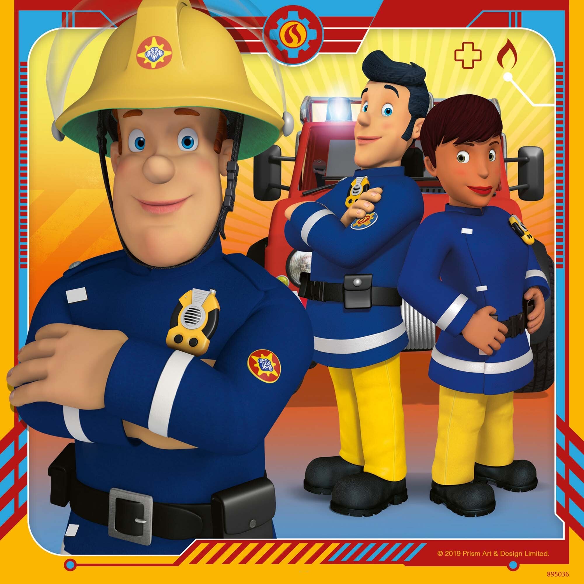 Ravensburger Puzzle - Sam, der Feuerwehrmann 3x49 Teile