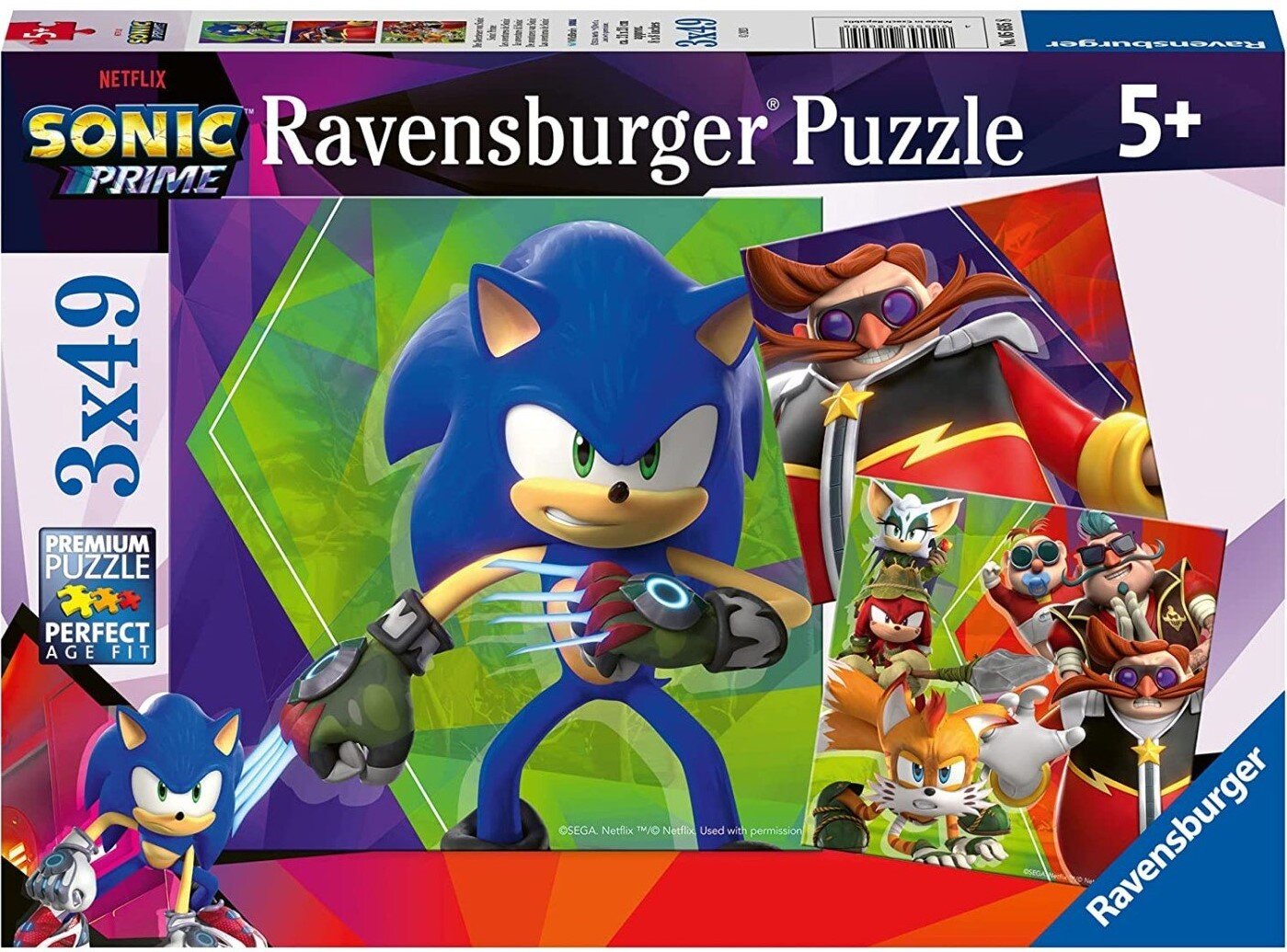 Ravensburger Puzzle - Sonic Prime 3x49 Teile