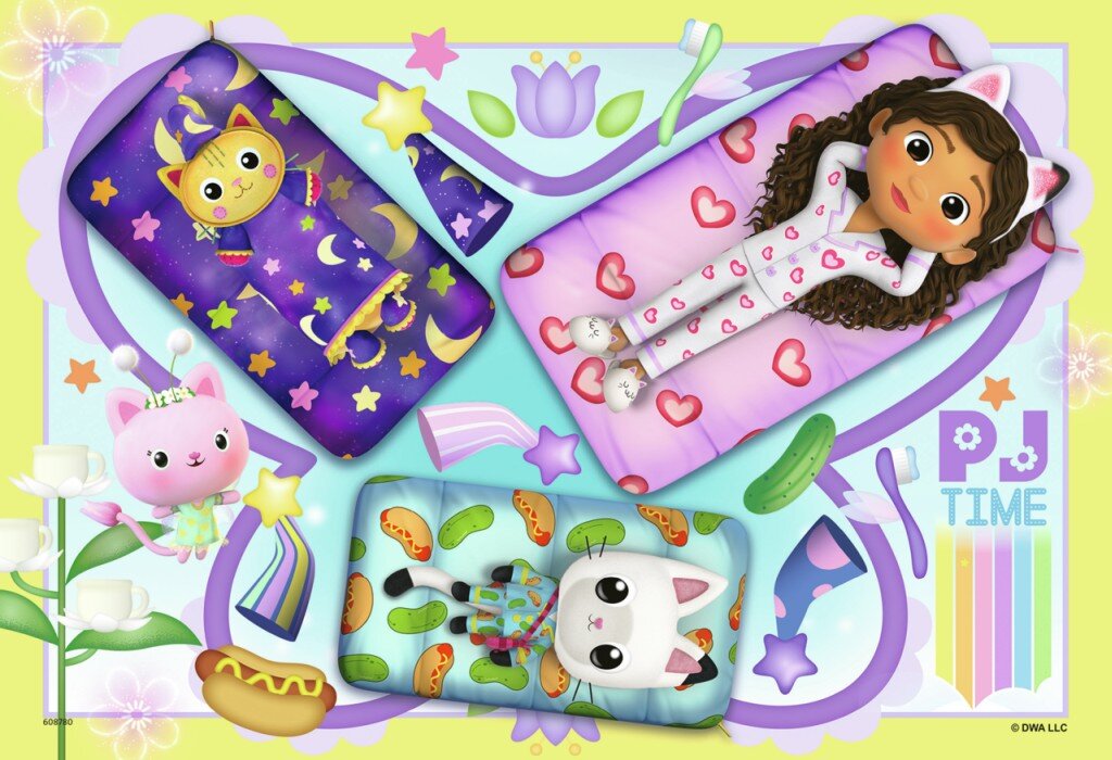 Ravensburger Puzzle - Gabby's Dollhouse 2x12 Teile