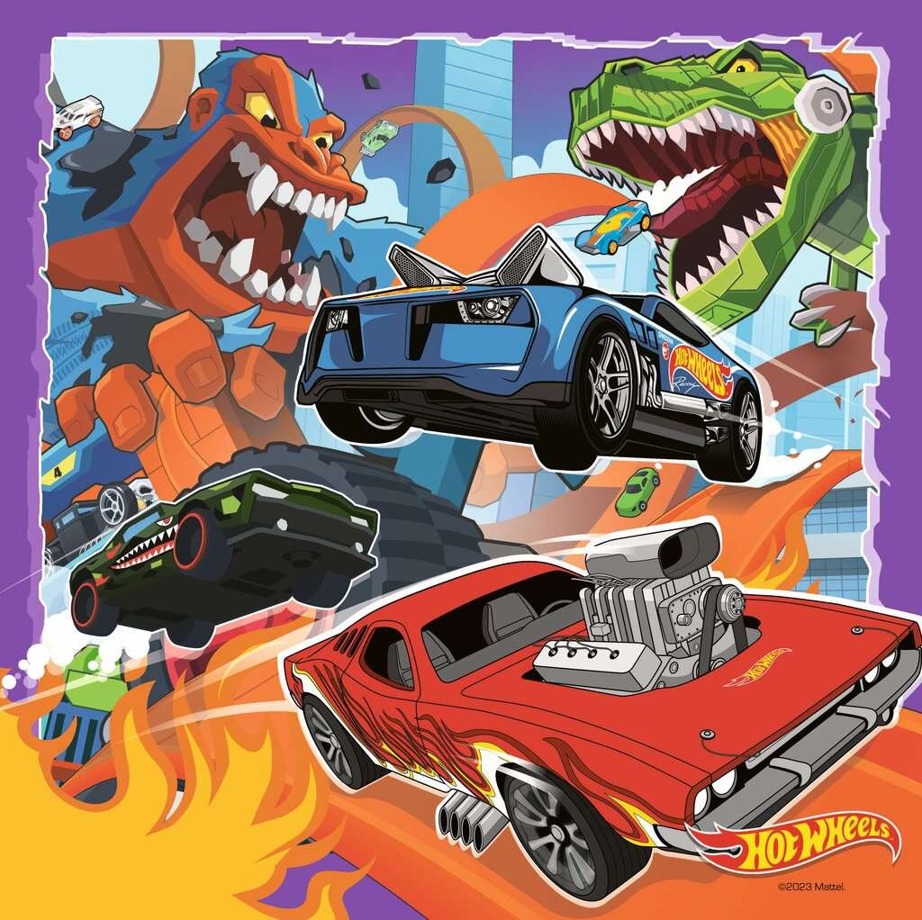 Ravensburger Puzzle - Hot Wheels 3x49 Teile