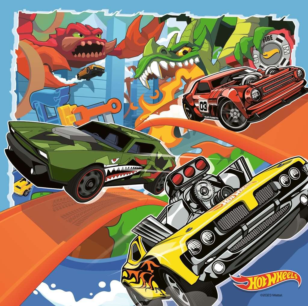 Ravensburger Puzzle - Hot Wheels 3x49 Teile