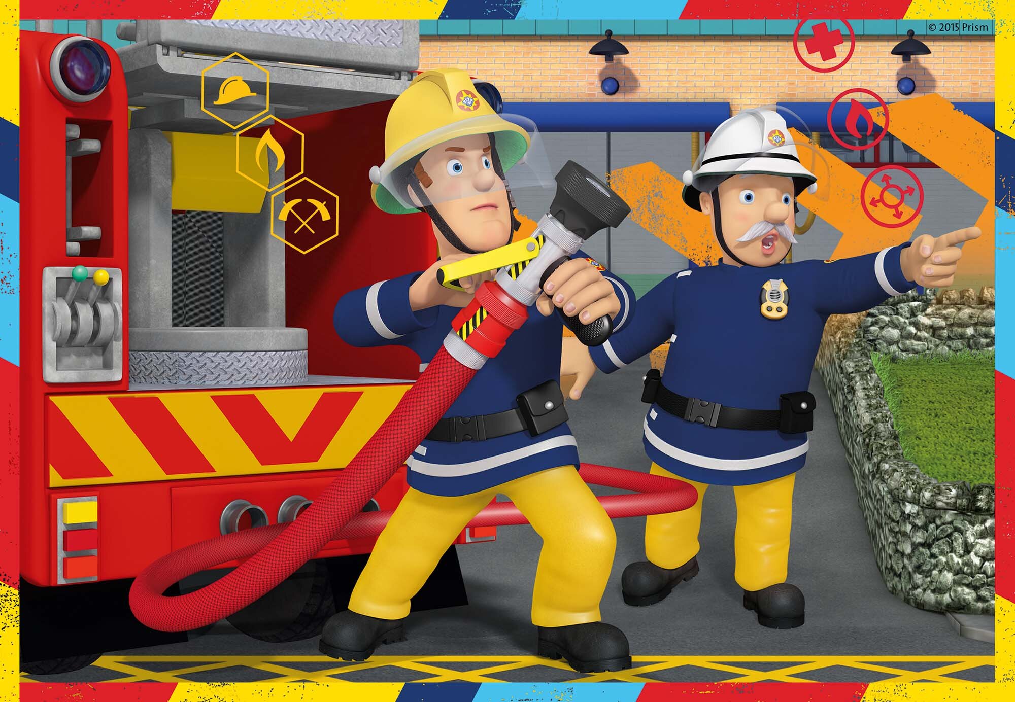 Ravensburger Puzzle - Sam, der Feuerwehrmann im Einsatz 2x12 Teile