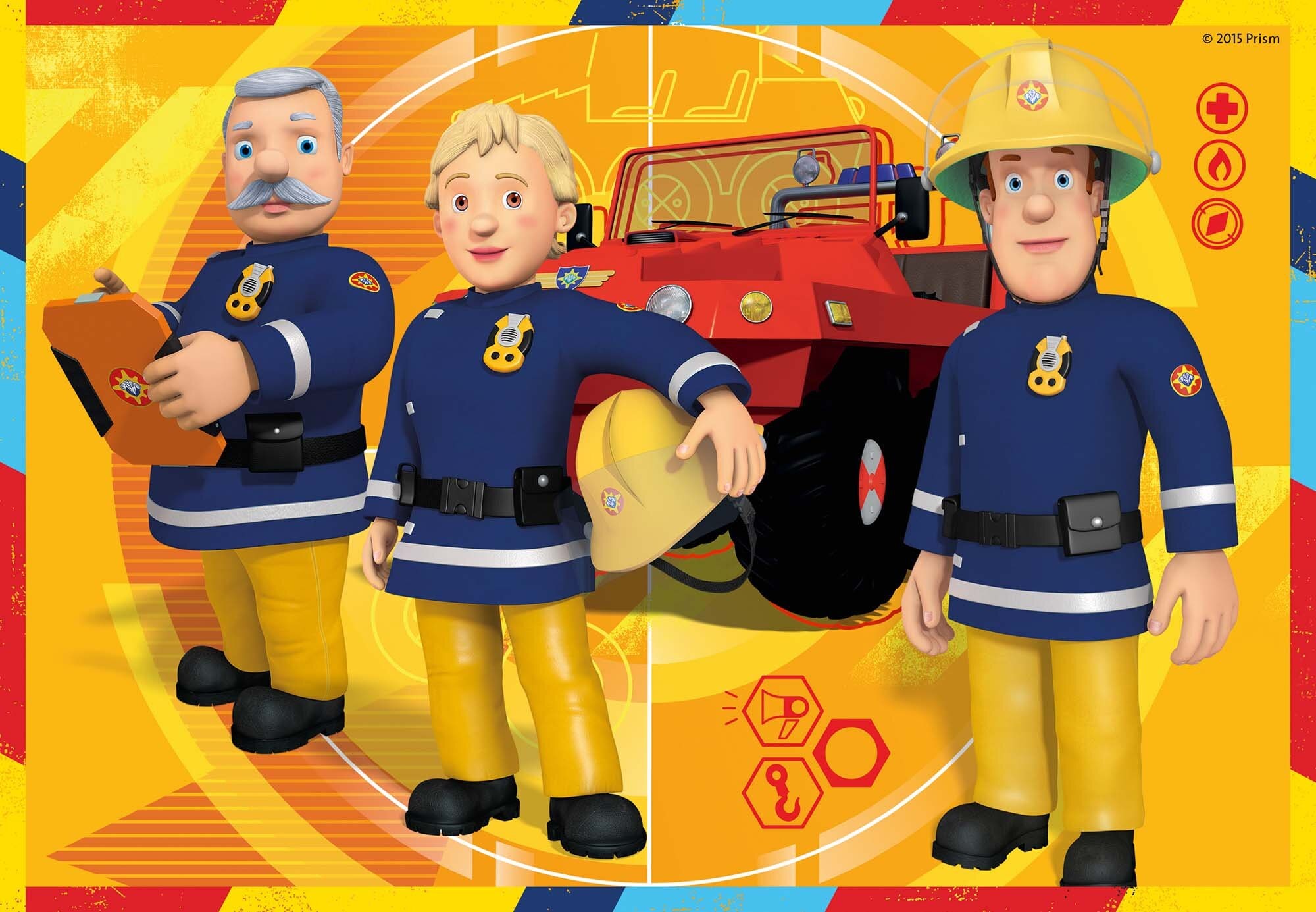 Ravensburger Puzzle - Sam, der Feuerwehrmann im Einsatz 2x12 Teile