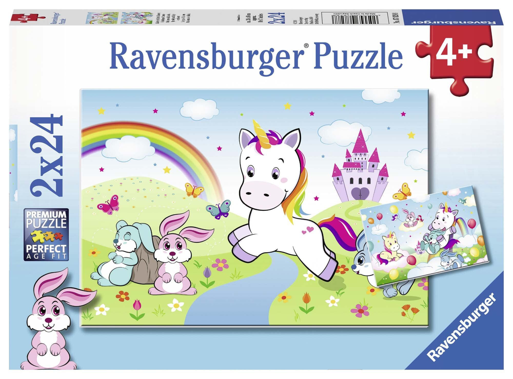 Ravensburger Puzzle - Märchenhaftes Einhorn 2x24 Teile