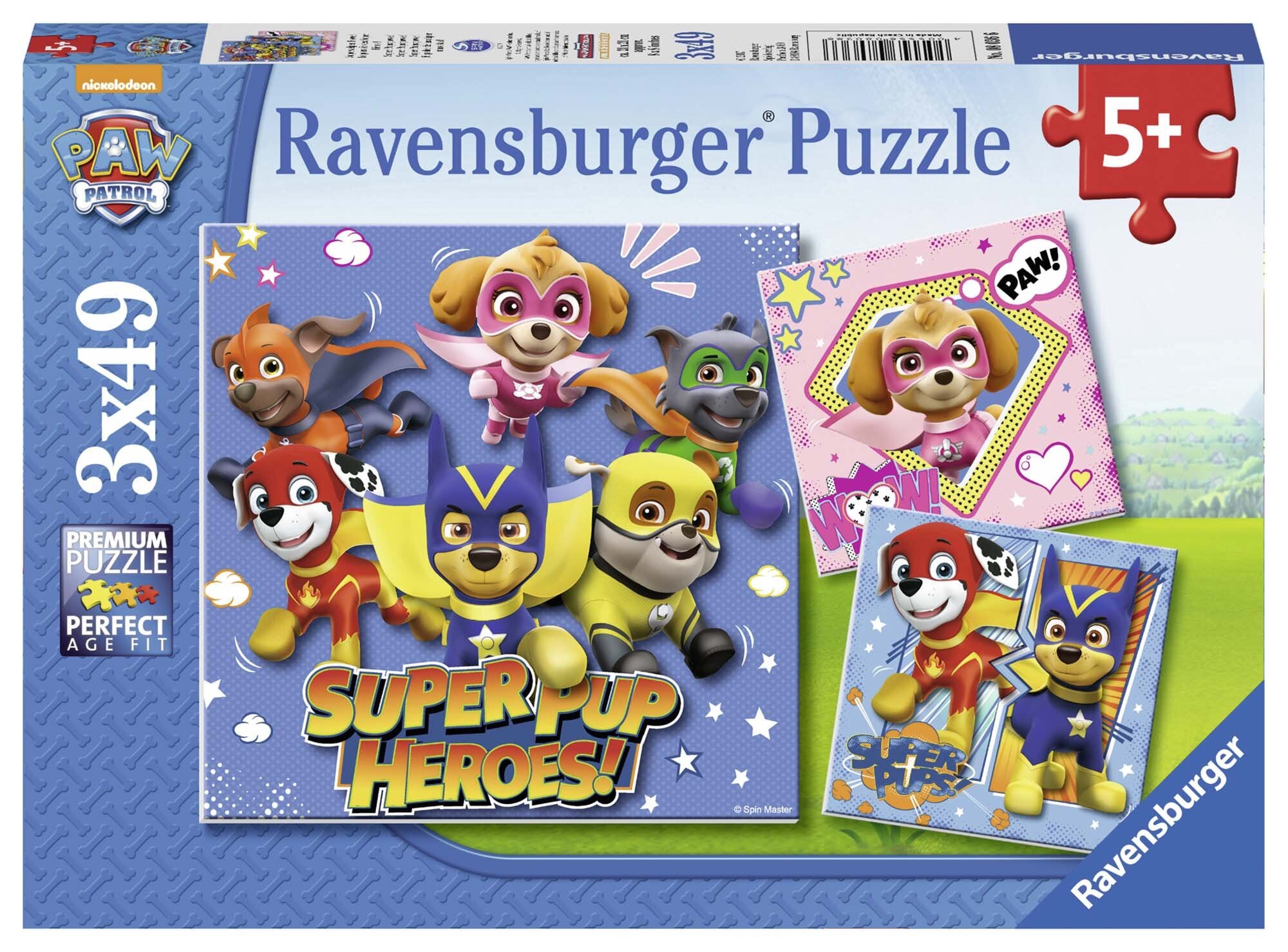 Ravensburger Puzzle - Paw Patrol 3x49 Teile