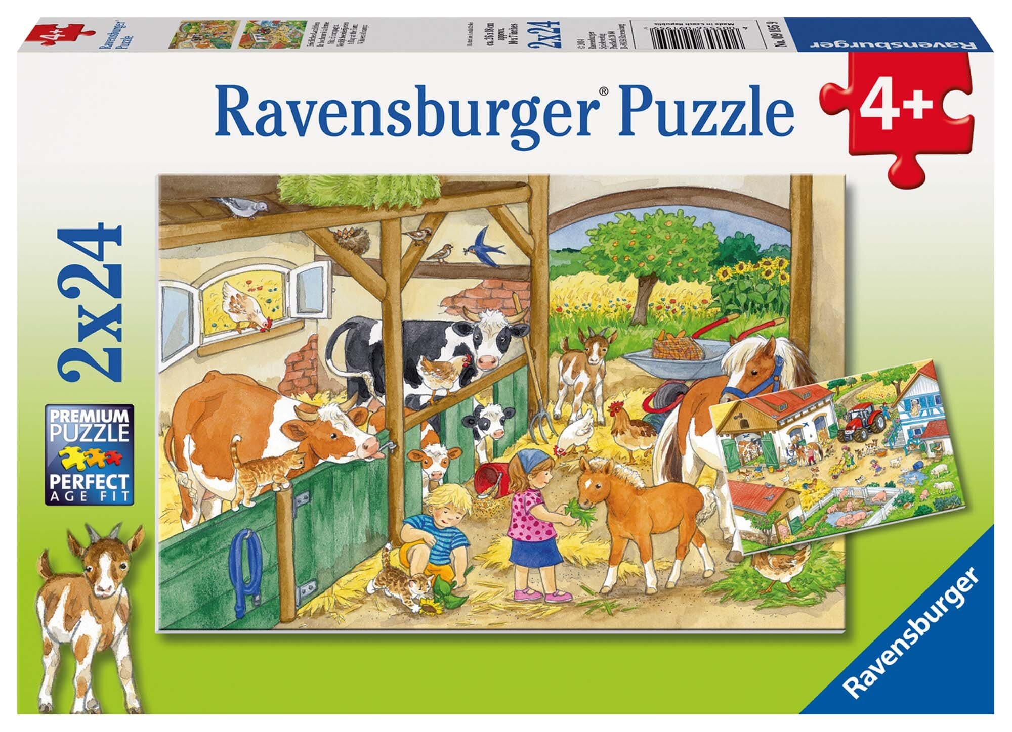 Ravensburger Puzzle - Fröhliches Landleben 2x24 Teile