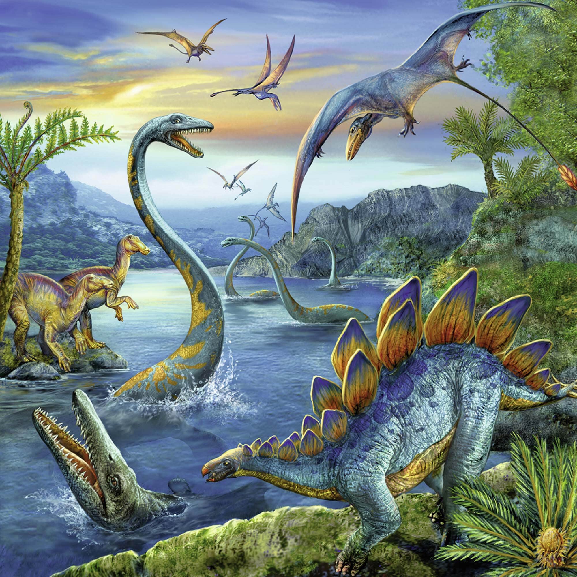 Ravensburger Puzzle - Faszination Dinosaurier 3x49 Teile