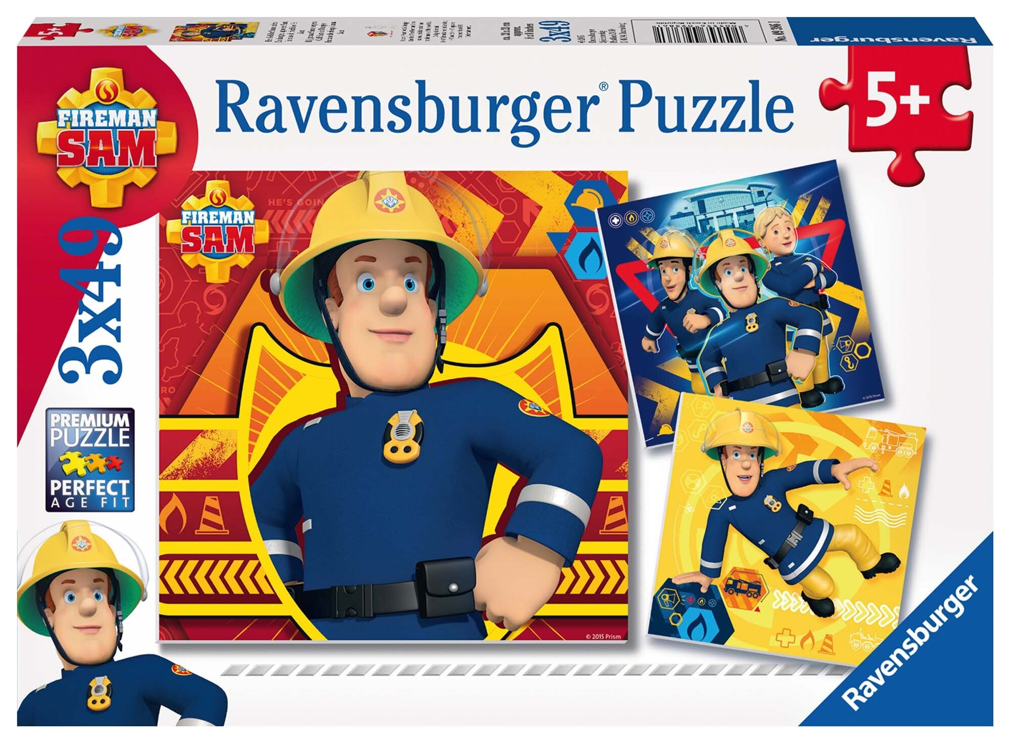 Ravensburger Puzzle - Bei Gefahr Sam rufen 3x49 Teile
