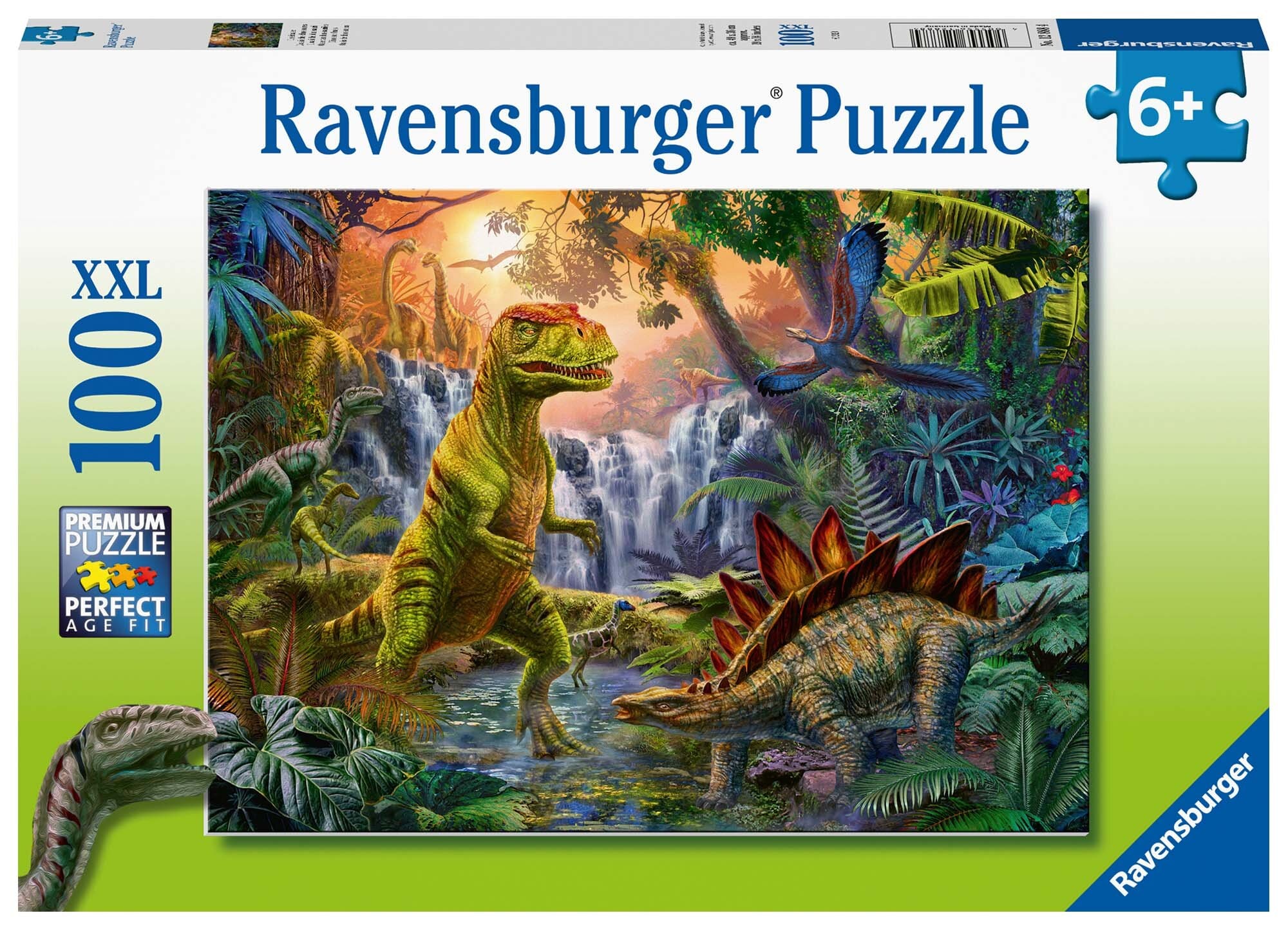 Ravensburger Puzzle - Dinosaurier-Oase 100 Teile XXL