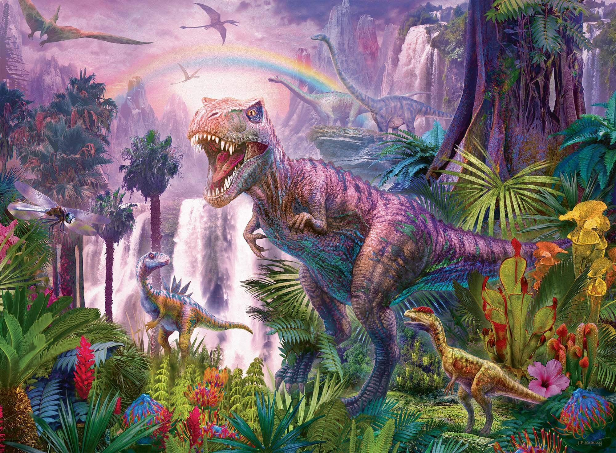 Ravensburger Puzzle - Dinosaurierland 200 Teile XXL