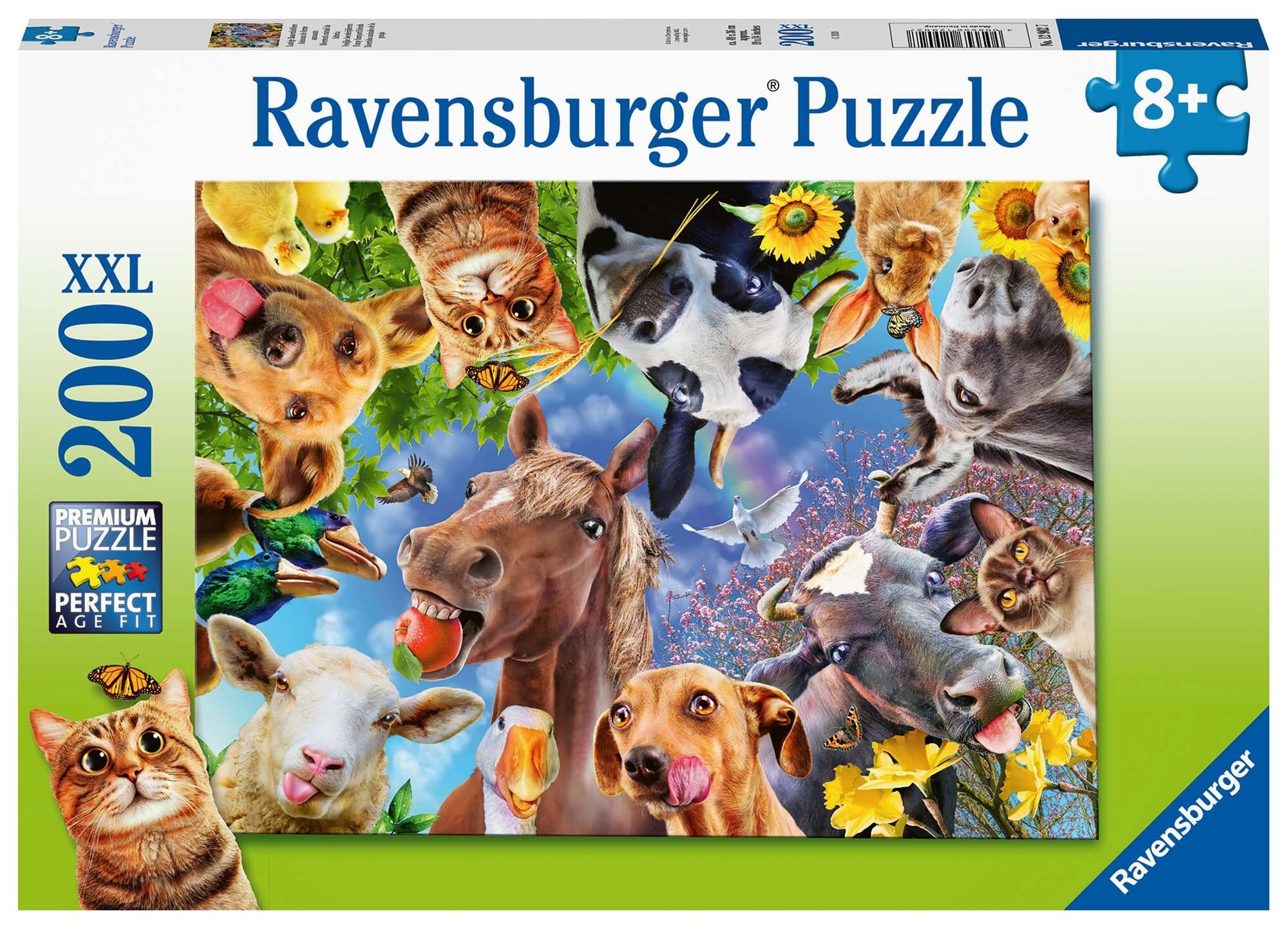 Ravensburger Puzzle - Lustige Bauernhoftiere 200 Teile XXL