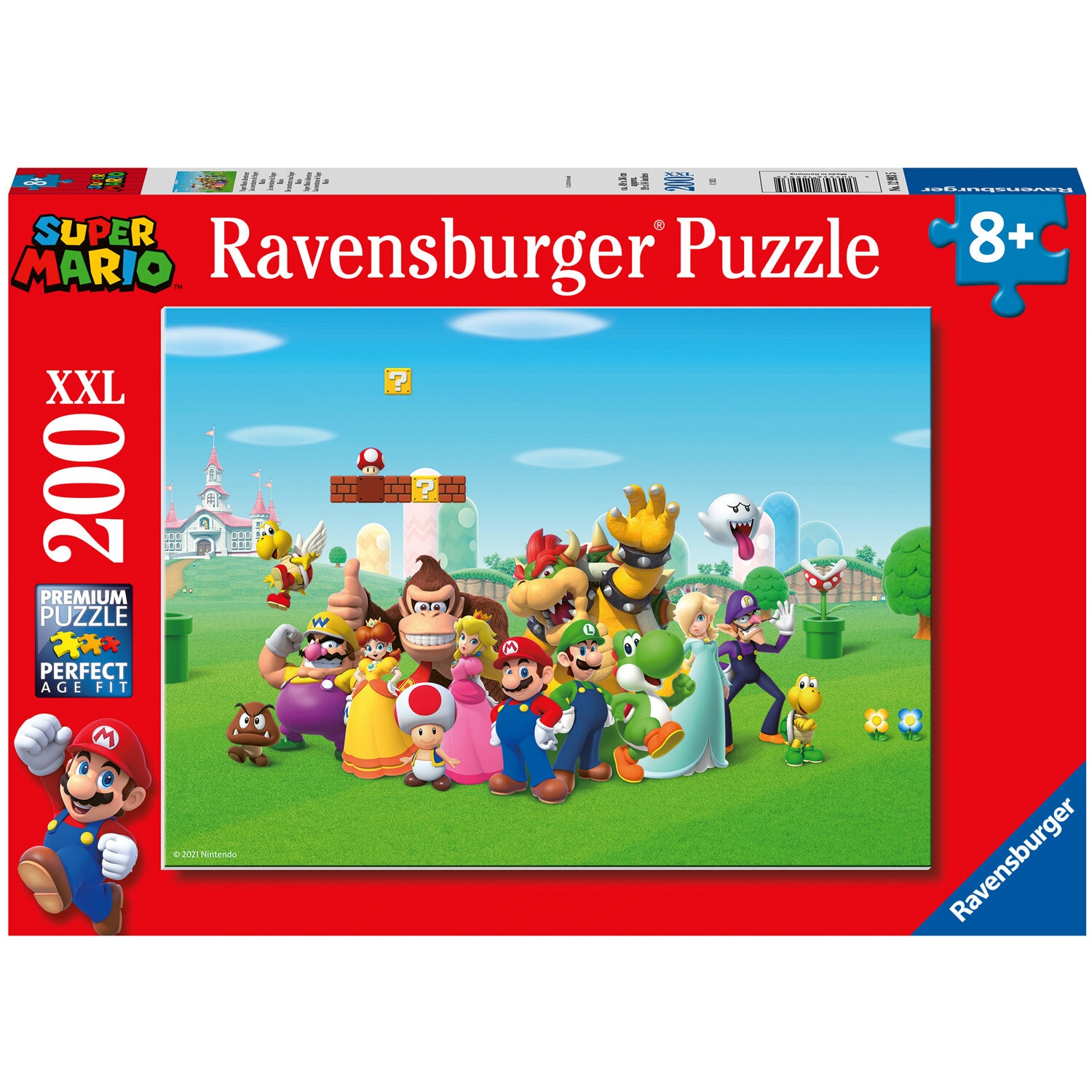Ravensburger Puzzle - Super Mario Abenteuer 200 Teile XXL