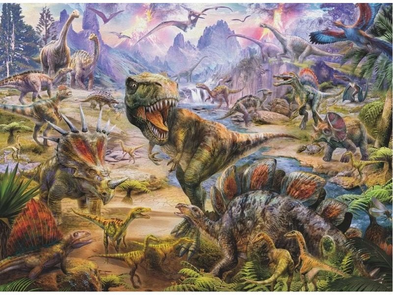 Ravensburger Puzzle - Die Welt der Dinosaurier 300 Teile XXL