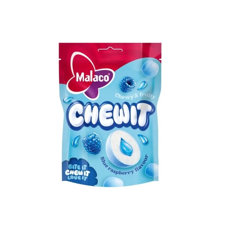 Malaco Chewit Blue Raspberry 115 Gramm