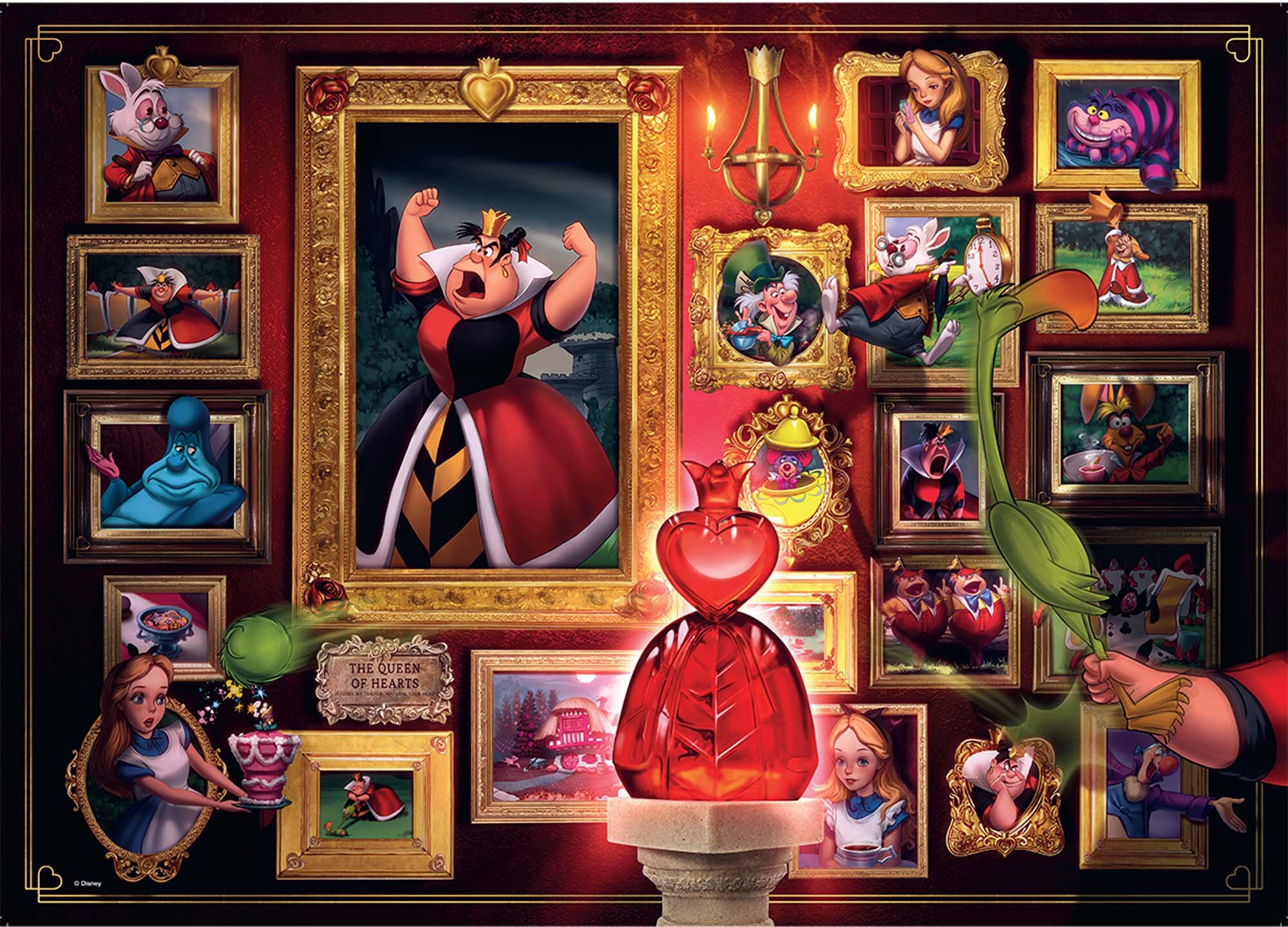 Ravensburger Puzzle - Disney Villainous - Herzkönigin 1000 Teile