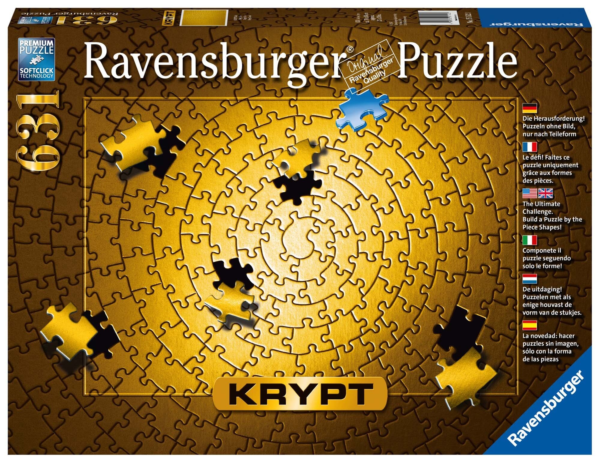 Ravensburger Puzzle - Krypt Gold 631 Teile