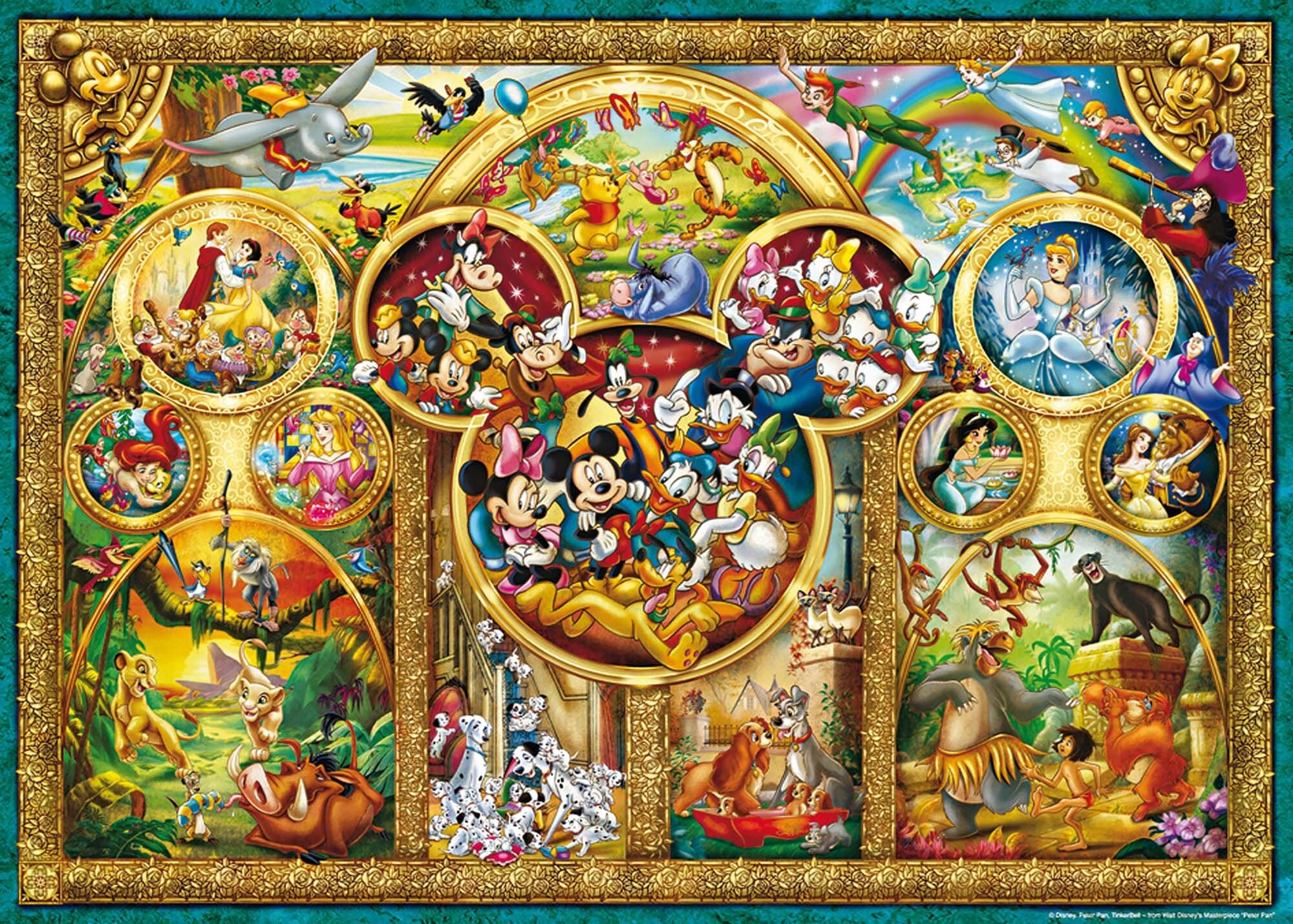 Ravensburger Puzzle - Die schönsten Disney Themen 1000 Teile