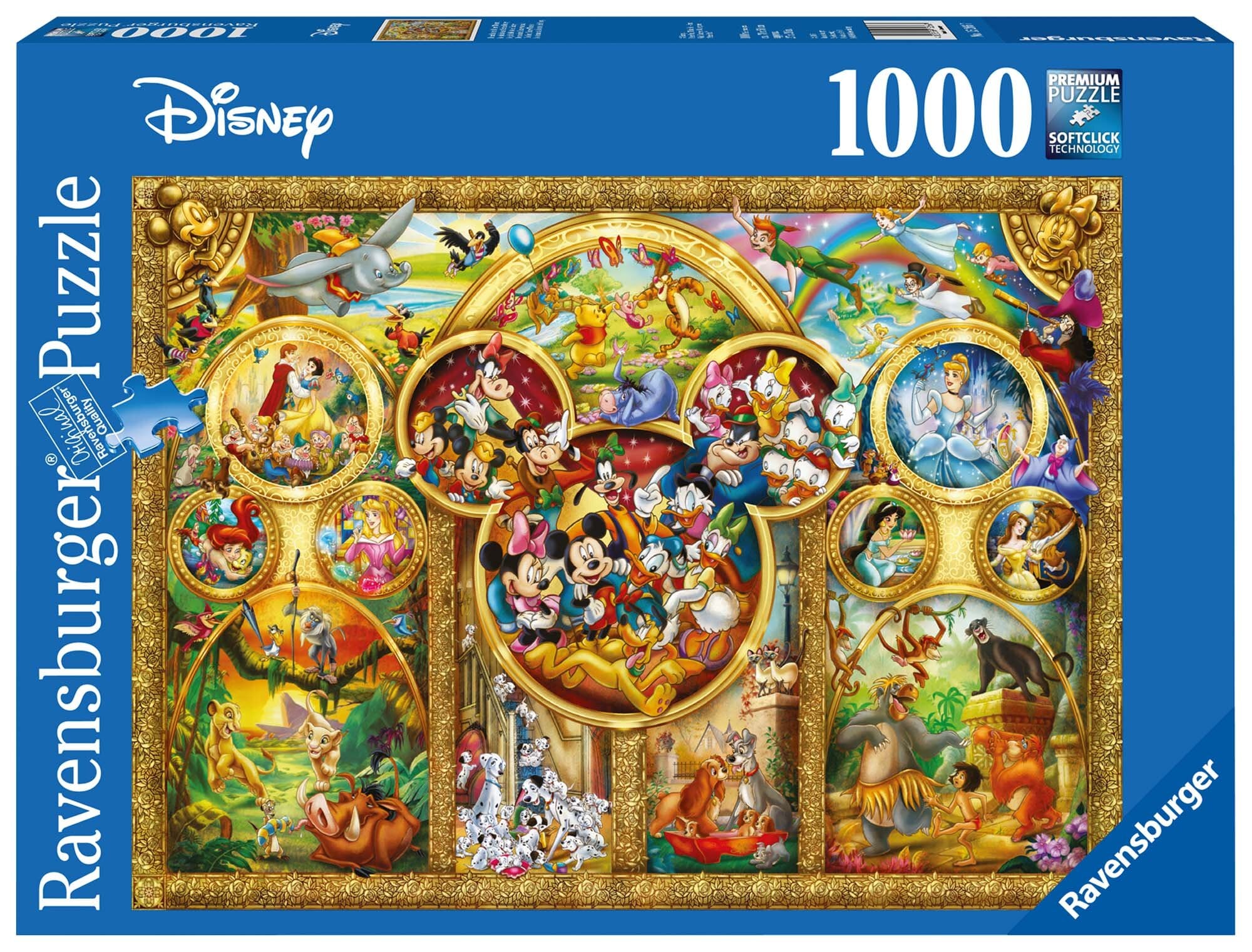 Ravensburger Puzzle - Die schönsten Disney Themen 1000 Teile