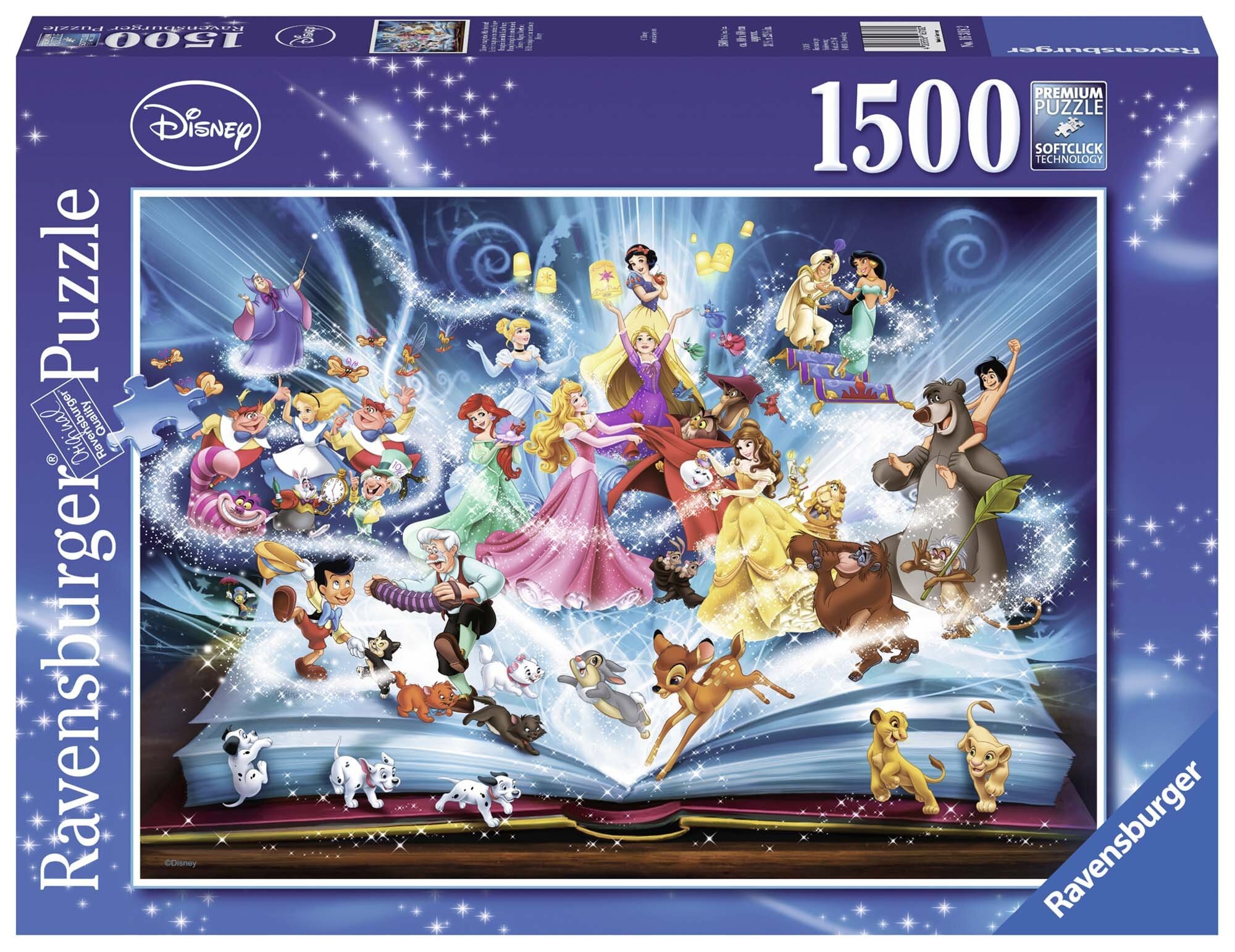 Ravensburger Puzzle - Disney's magisches Märchenbuch 1500 Teile