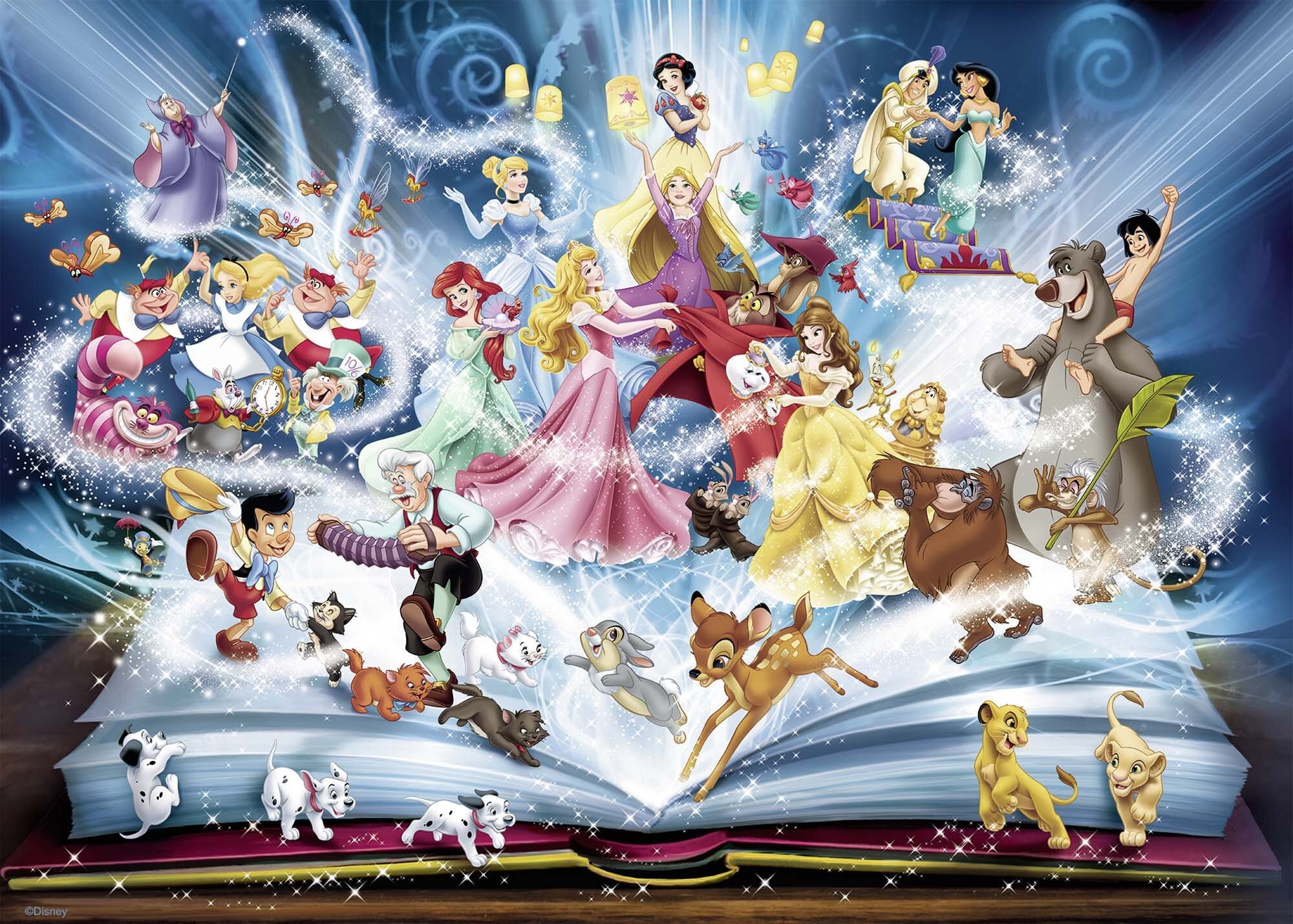 Ravensburger Puzzle - Disney's magisches Märchenbuch 1500 Teile