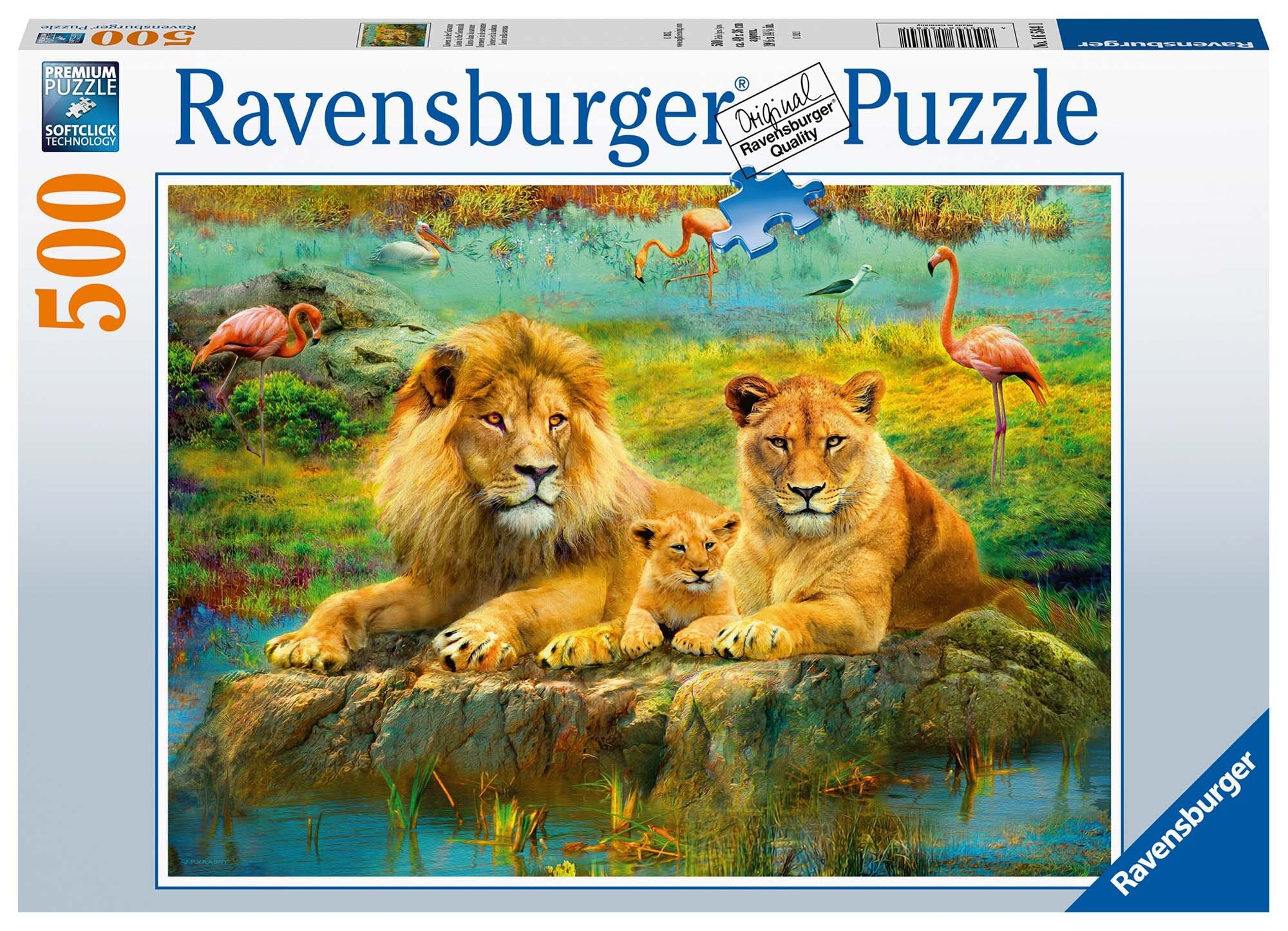 Ravensburger Puzzle - Löwen in der Savanne 500 Teile