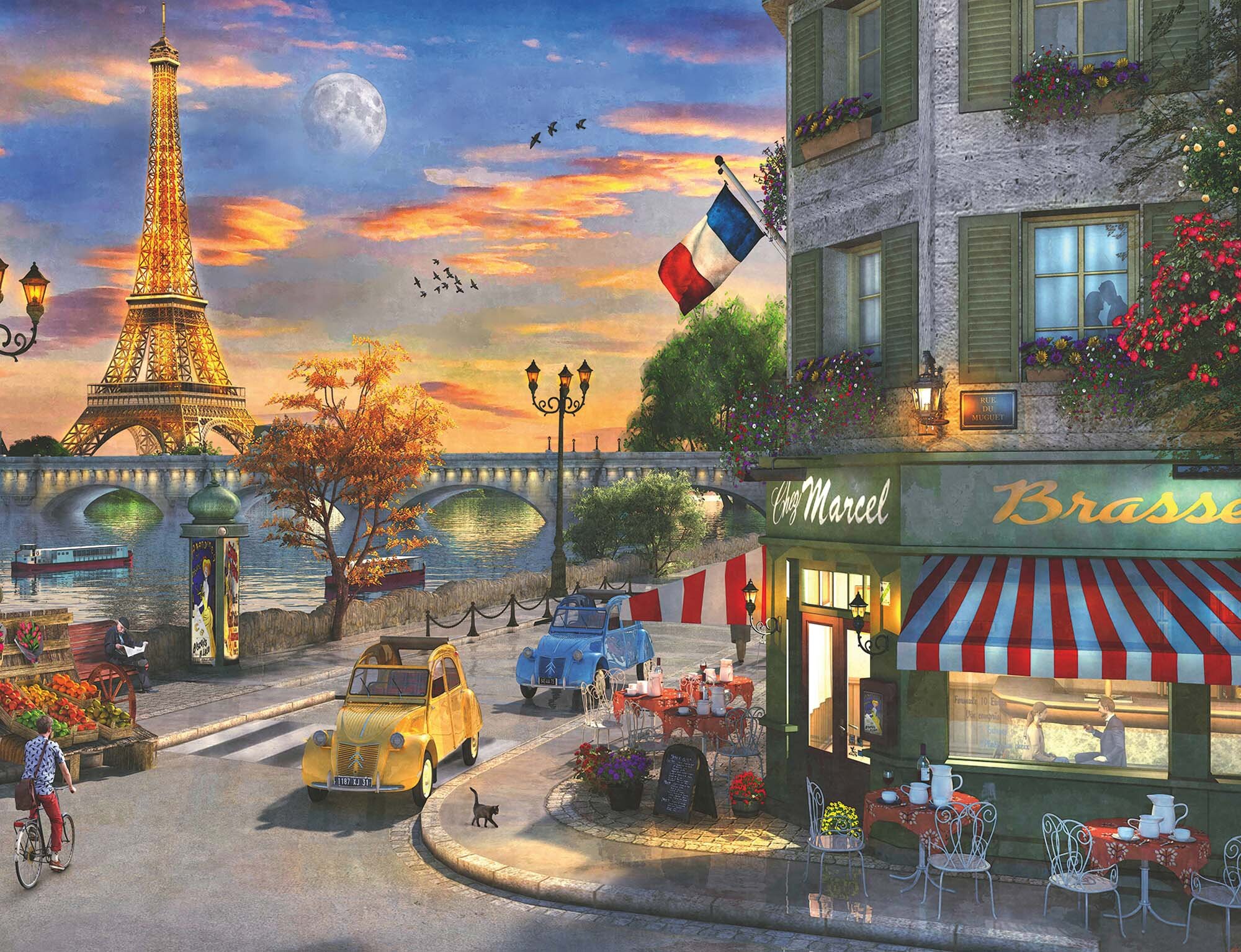 Ravensburger Puzzle - Romantische Abendstunde in Paris 2000 Teile