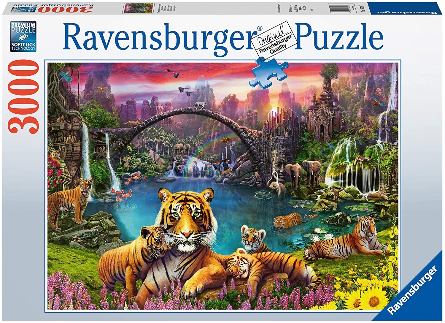 Ravensburger Puzzle - Tiger in paradiesischer Lagune 3000 Teile