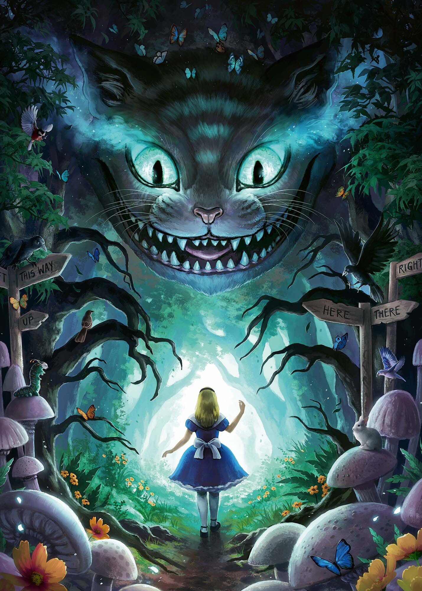 Ravensburger Puzzle - Abenteuer mit Alice 1000 Teile