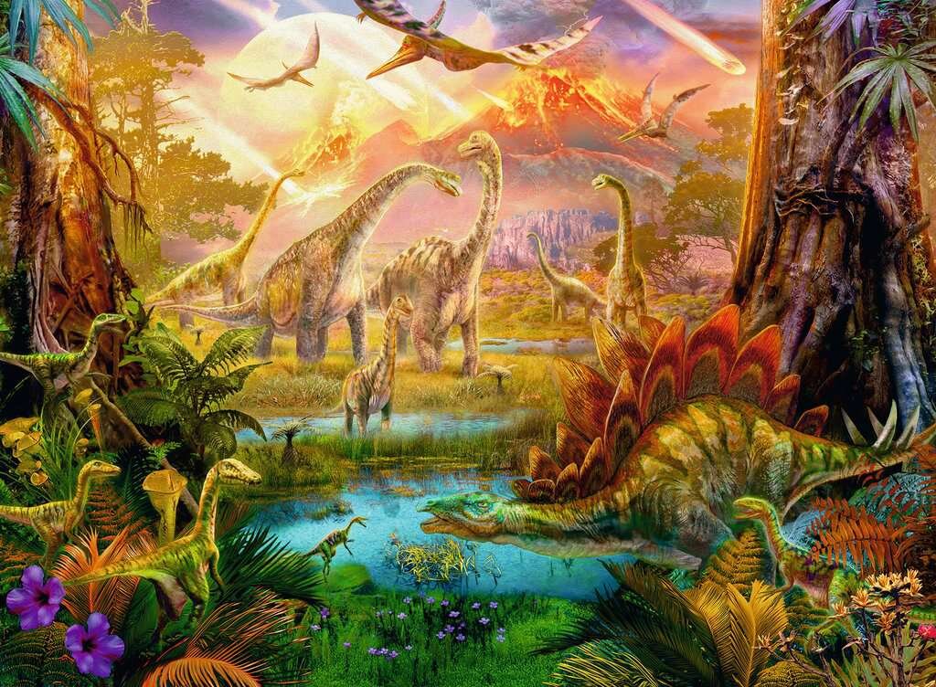 Ravensburger Puzzle - Land der Dinosaurier 500 Teile