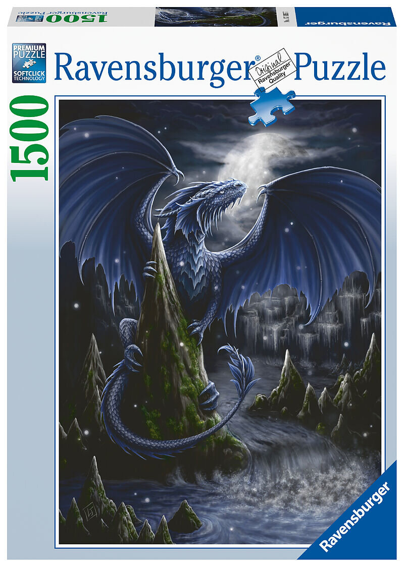 Ravensburger Puzzle - Der Schwarzblaue Drache 1500 Teile