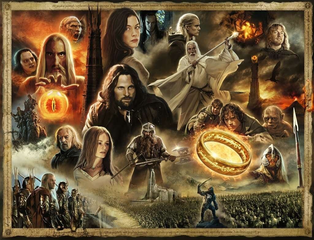 Ravensburger Puzzle - Der Herr der Ringe: Die zwei Türme 2000 Teile