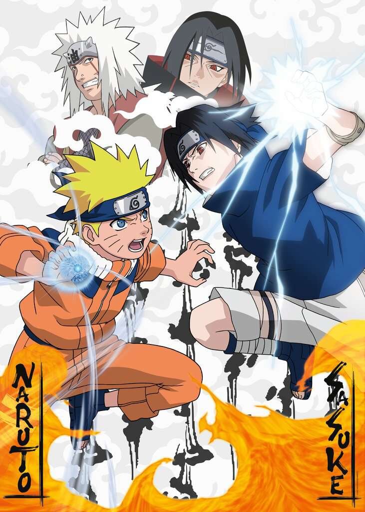 Ravensburger Puzzle - Naruto vs. Sasuke 1000 Teile