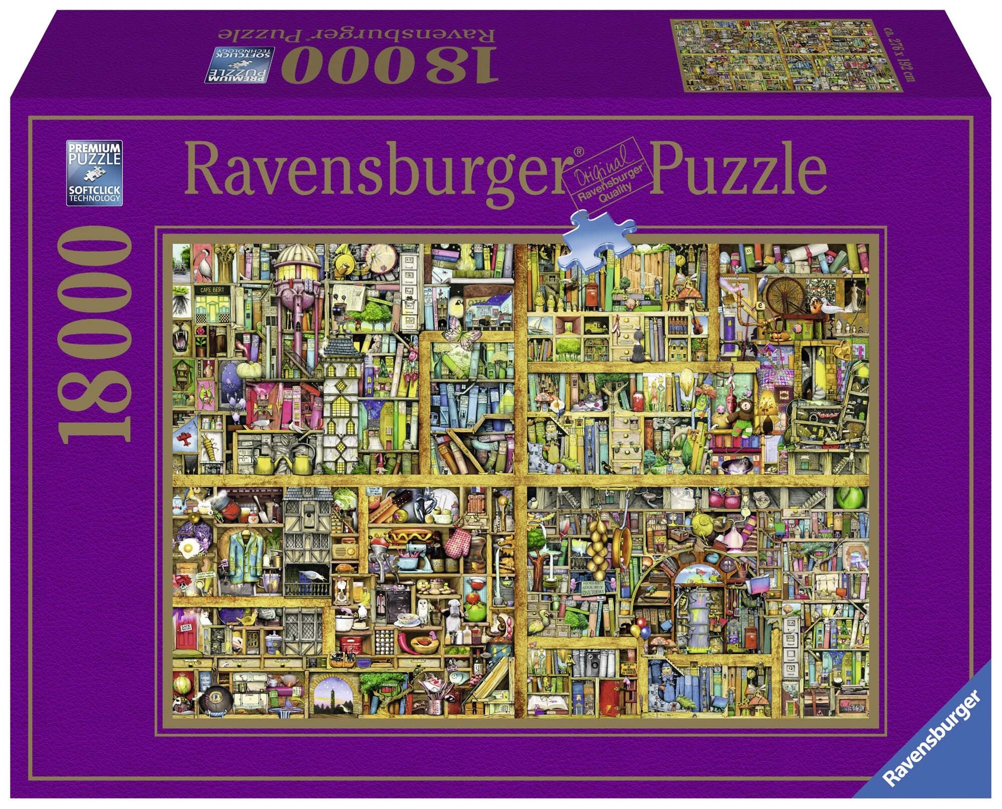 Ravensburger Puzzle - Magisches Bücherregal XXL 18000 Teile