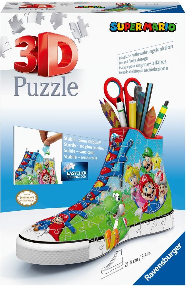 Ravensburger 3D Puzzle - Super Mario Sneaker 108 Teile