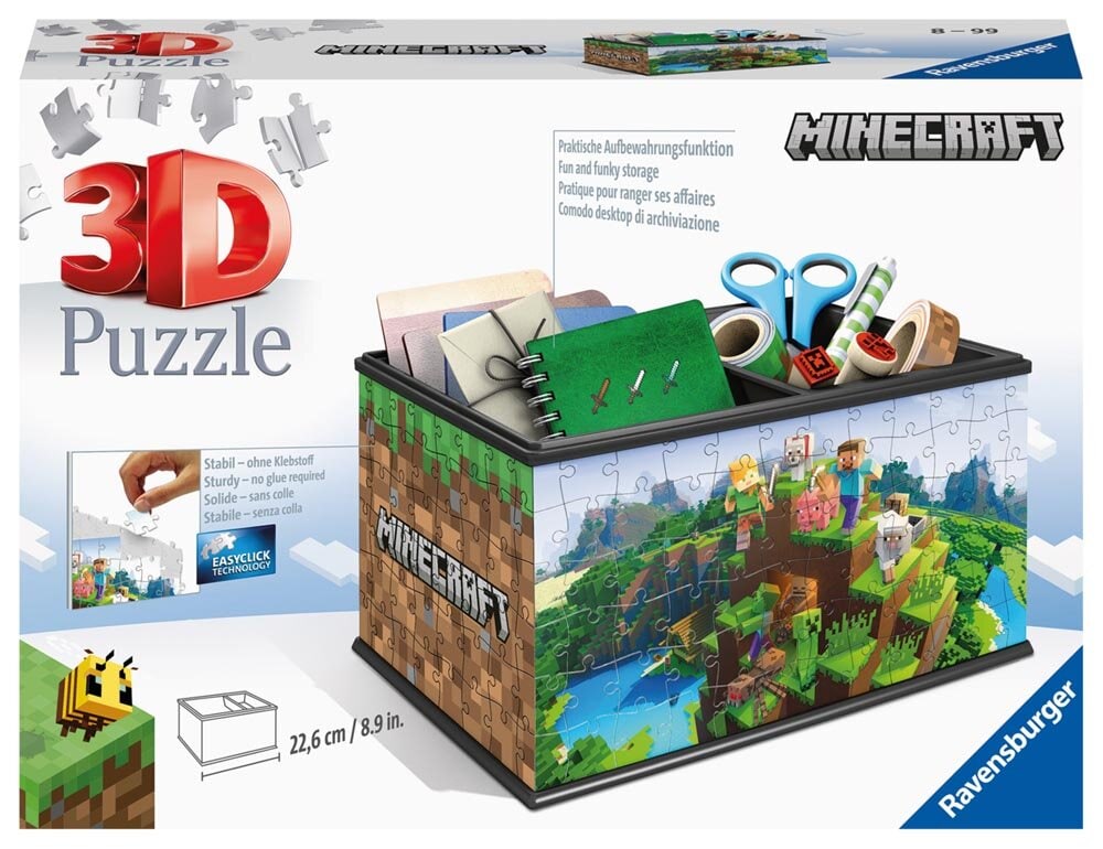 Ravensburger 3D Puzzle - Aufbewahrungsbox Minecraft 216 Teile