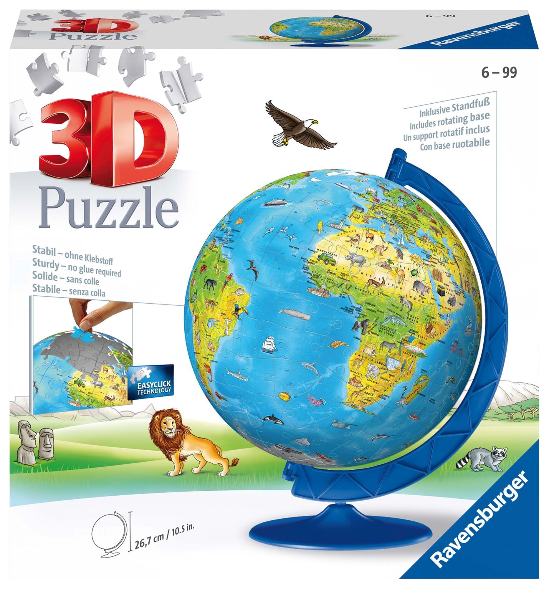 Ravensburger 3D Puzzle - 3D Globus 108 Teile