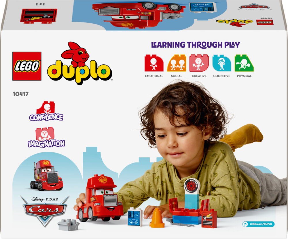 LEGO Duplo - Mack beim Rennen 2+