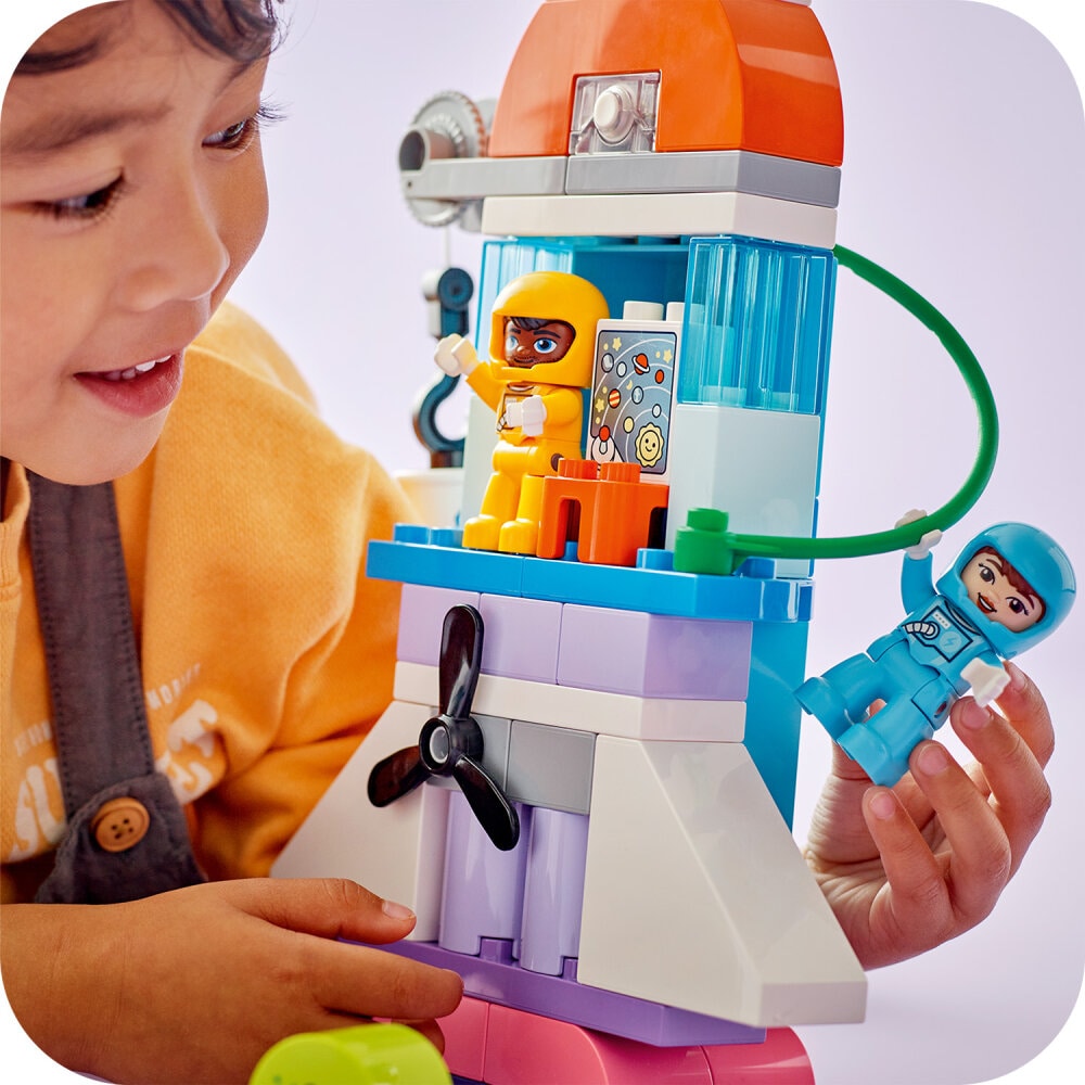 LEGO Duplo - 3-in-1-Spaceshuttle für viele Abenteuer 3+